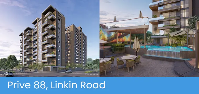 Prive 88, 3 and 4 BHK flats and penthouses on Linkin Road, Ahmedabad