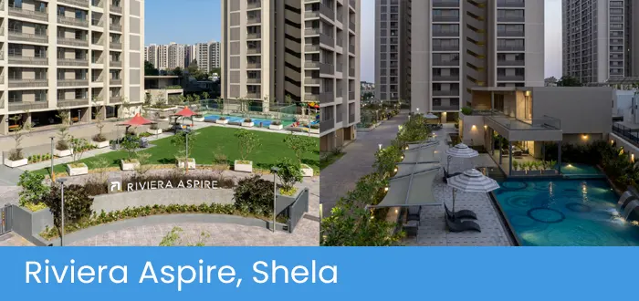 Riviera Aspire, 3 and 4 BHK flats and 5 BHK penthouses in Shela, Ahmedabad